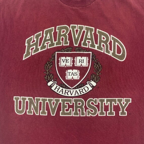 Vintage Harvard Collegiate Crest T-shirt Size 2XL… - image 2