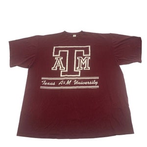 Vintage Texas A&M Aggies Single Stitch T-shirt Made in USA