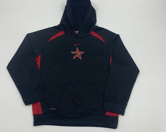 Vintage Juventud Houston Astros Nike Center Swoosh Sudadera con capucha Tamaño Juventud Media