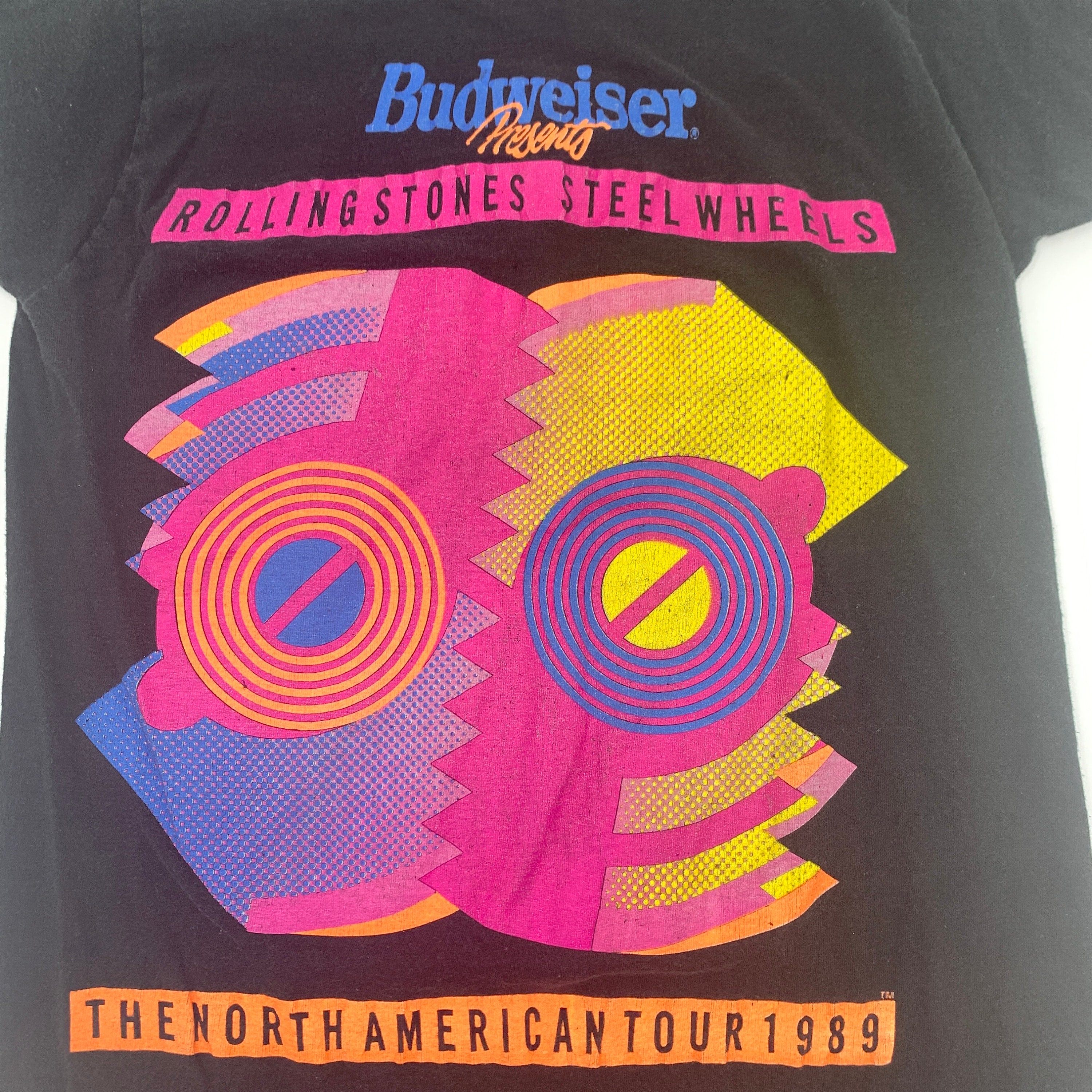 1989 Rolling Stones Steel Wheels Tour T-shirt - Etsy
