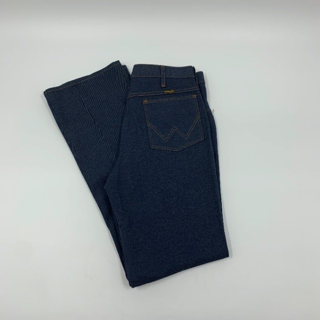Vintage 80s Wrangler Jeans Made in USA Size 33x34 Talon Zipper