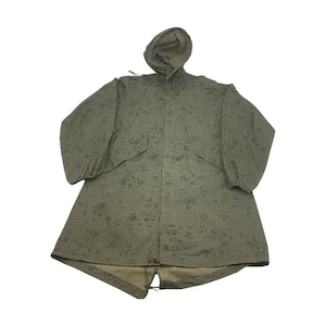 Vintage 80s US Army Night Camouflage Fishtail Parka Tamaño M