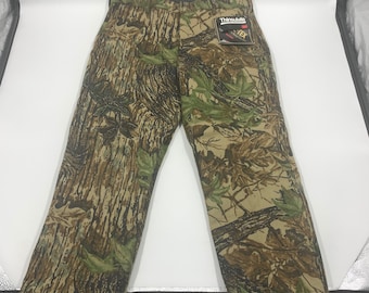 Vintage Carhartt Pants Size W 34 L 32 Green Camouflage Camo Cargo