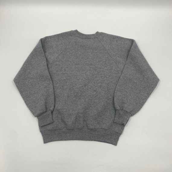 90s Jerzees Blank Gray Sweater Size M Made in USA - image 2