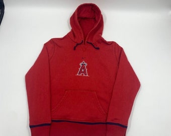 Anaheim Angles Nike Center Swoosh Hoodie Talla L