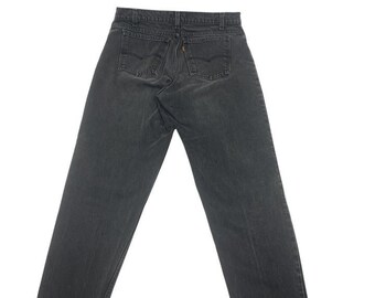 90s Black Levi’s Orange Tab Jeans Made In USA 36x29