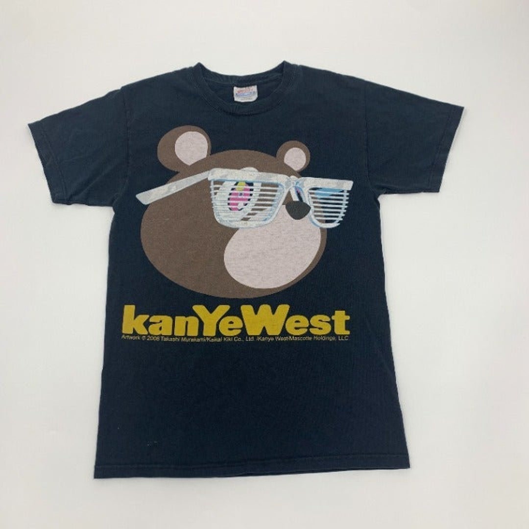 Kanye West Takashi Murakami Glow in the Dark Tour T-shirt Size 