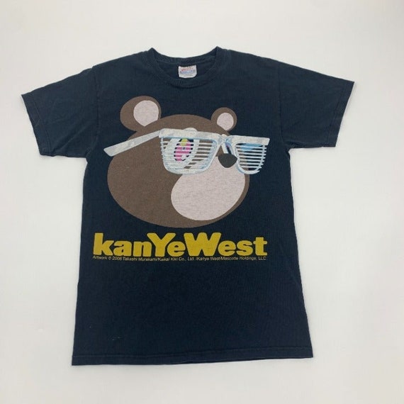 T SHIRT KANYE WEST TAKASHI MURAKAMI LARGE NEXT LEVEL APPAREL ART