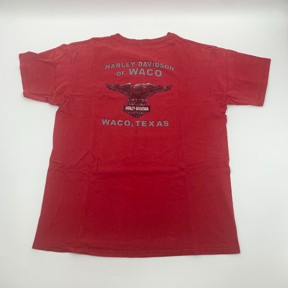 Vintage Waco TX Harley Davidson Pocket T-Shirt - Gem