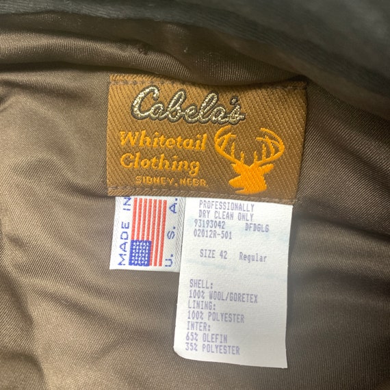 Vintage Cabelas Camo Goretex Pants Size 40x30 Mad… - image 5