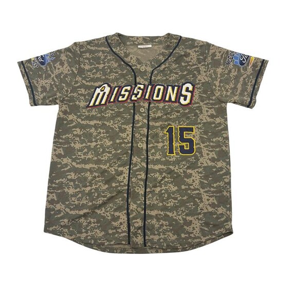 Camo San Antonio Missions Baseball Jersey