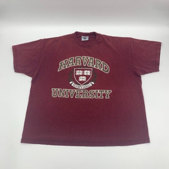 Vintage Harvard Collegiate Crest T-shirt Size 2XL… - image 1