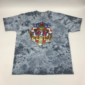 2004 Double Sided Grateful Dead Tie Dye Camiseta Talla 2XL
