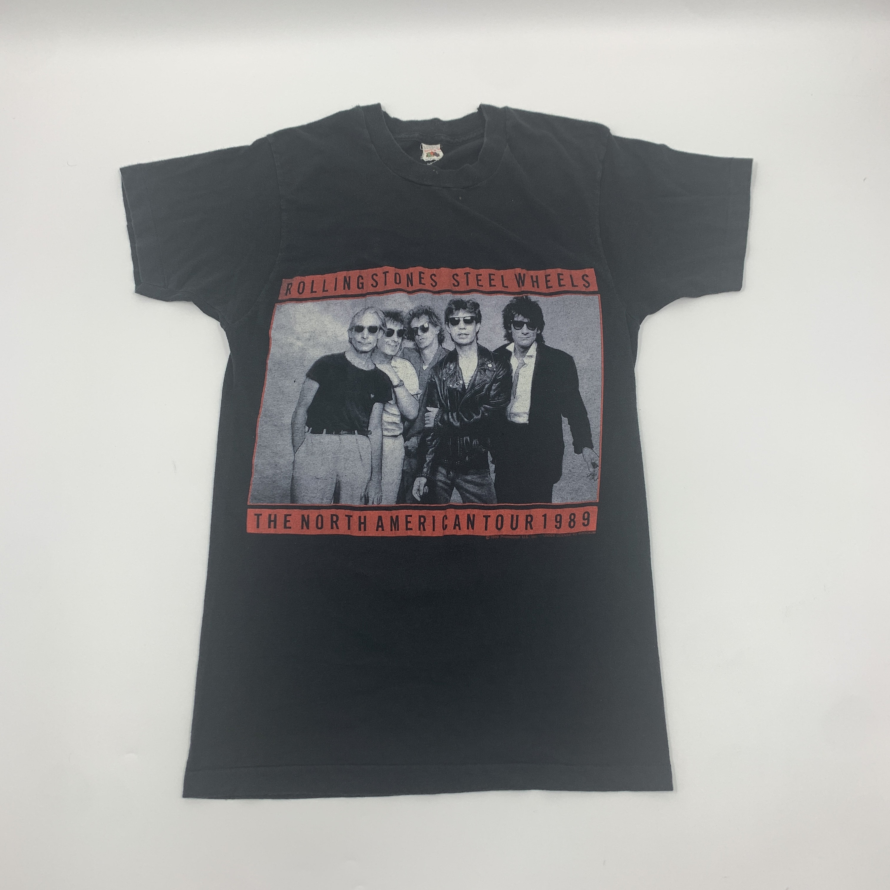 「THE ROLLING STONES 『STEEL WHEELS 』Tシャツ」 1989 Rolling Stones Steel Wheels Tour T-shirt - Etsy