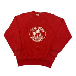 Vintage Seal Beach CA Sweatshirt Size L