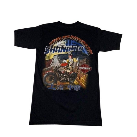Shanghai Harley Davidson Christmas T-shirt Size S - Etsy