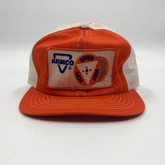 Cappello Trucker Vintage Swingster – Rete, Arancione, Con Toppa SUNKIST, Nuovo Vecchio Magazzino - Foto 1
