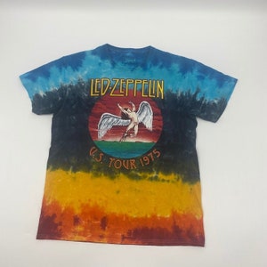 Led Zeppelin Tie Dye T-shirt Size M