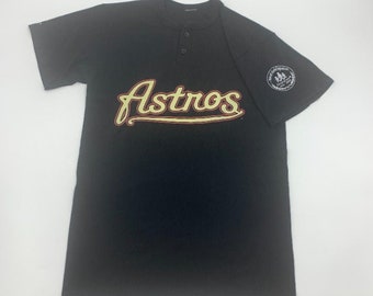 Camiseta vintage de los Houston Astros Youth League Henley