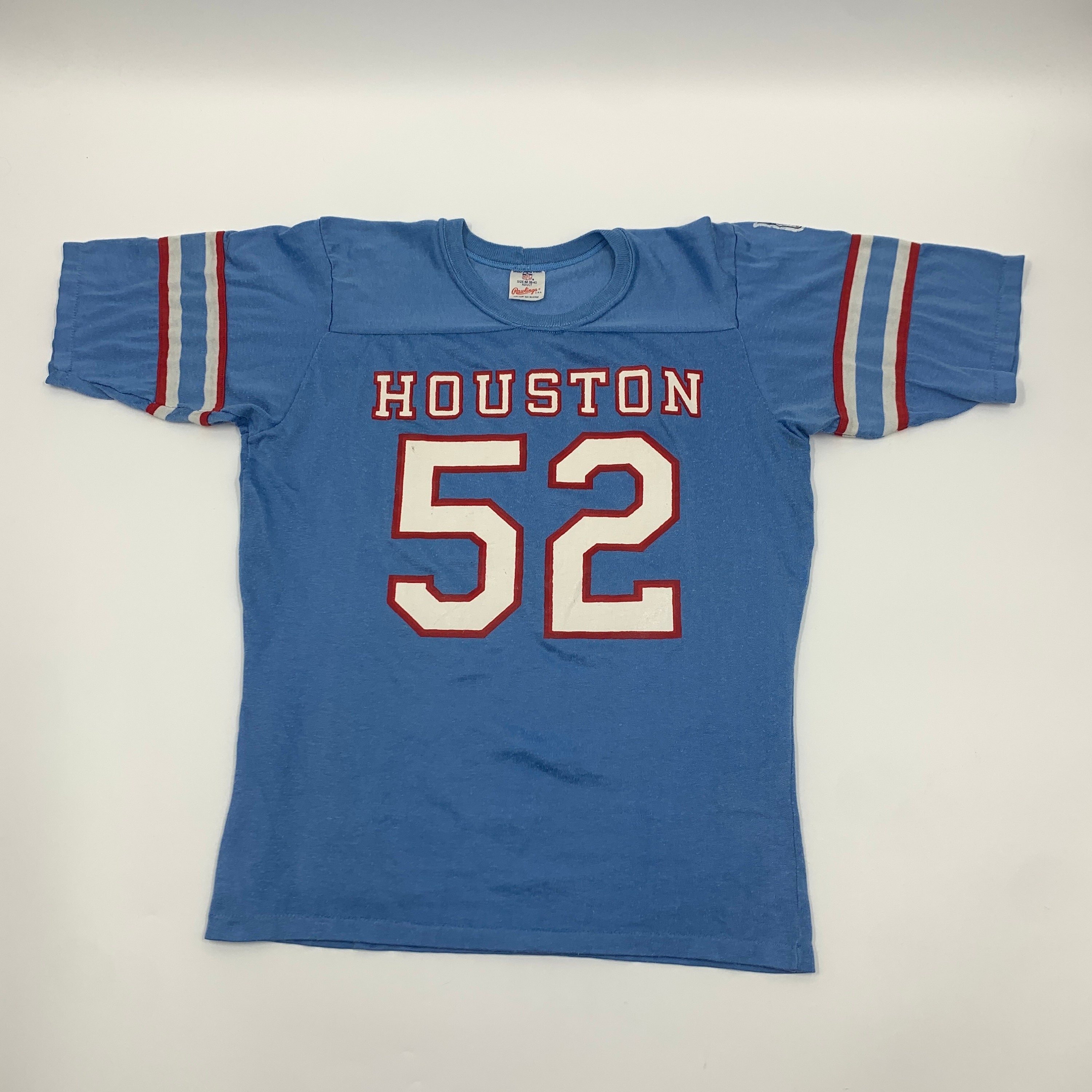 HOUSTON OILERS 1980's Throwback NFL Jersey Customized Any Name