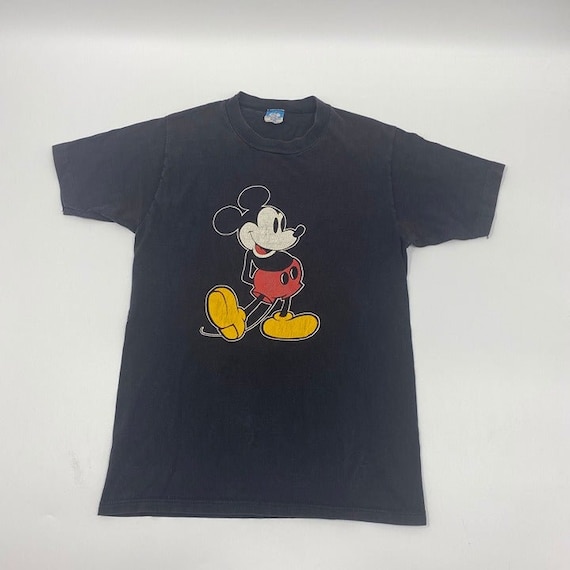 Vintage 80s Mickey Mouse Disney T-shirt Size M - Etsy