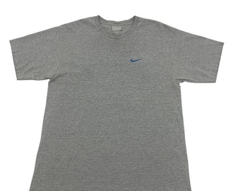 Vintage Nike Embroidered Silver Tag T-Shirt Size L
