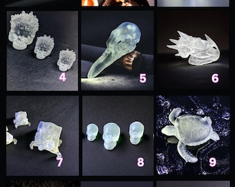 3D Printed Dice Inclusions- Various Options