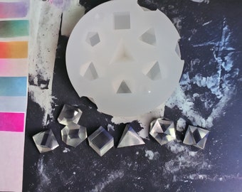DnD Dice Blanks/ Insert Mold- Various D4 and D6 shapes