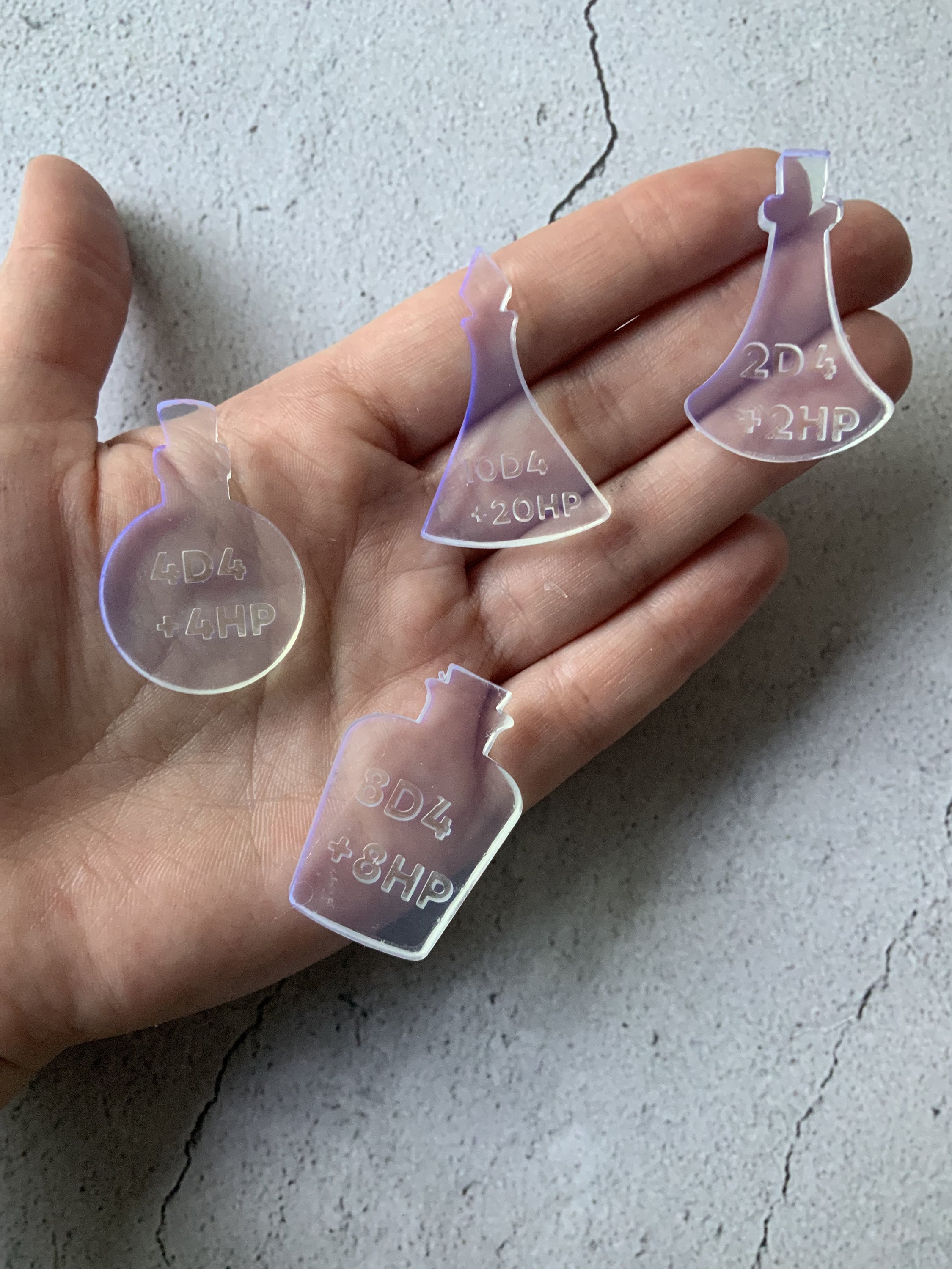 Healer Token Healing Potion Tokens Mould- Dungeons and Dragons, Pathfinder - Etsy ...