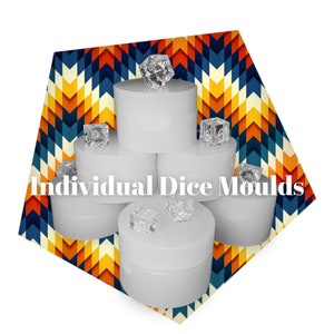 Individual Dice Molds – Variety of Shapes and Fonts
