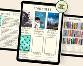 Digital Book Journal, Printable Reading Journal, Digital Reading Journal, Book Tracker, Book Tracker, Book Challenge, Series Tracker Log
