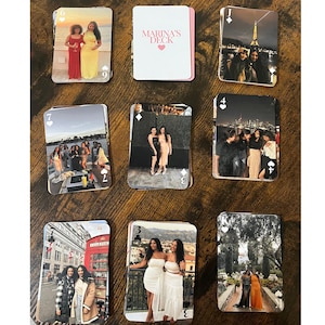 Personalized Deck of Cards Custom Playing Cards Custom Gift Wedding playing card Couple's photos playing cards gifts Travel Custom Photos
