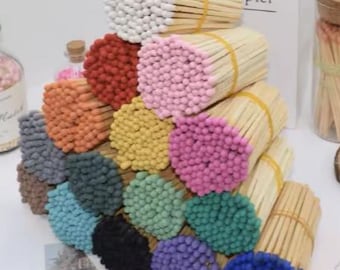 2-Zoll-bunte Streichhölzer - Hochzeit Streichhölzer, Streichhölzer,| Streichholzschachtel-Einlagen & Geschenk-Ready Dekor