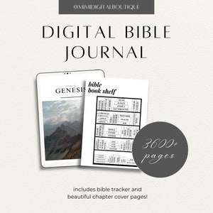 Digital Journaling Bible Planner Church Planner Digital Bible Study Journal iPad Tablet Goodnotes Journal Old New Testament KJV Bible Index image 4