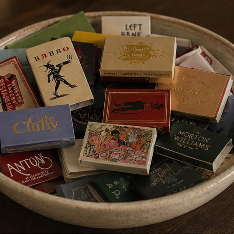 Vintage Matchboxes Custom Match Boxes Wedding Favors Event Matchboxes ...