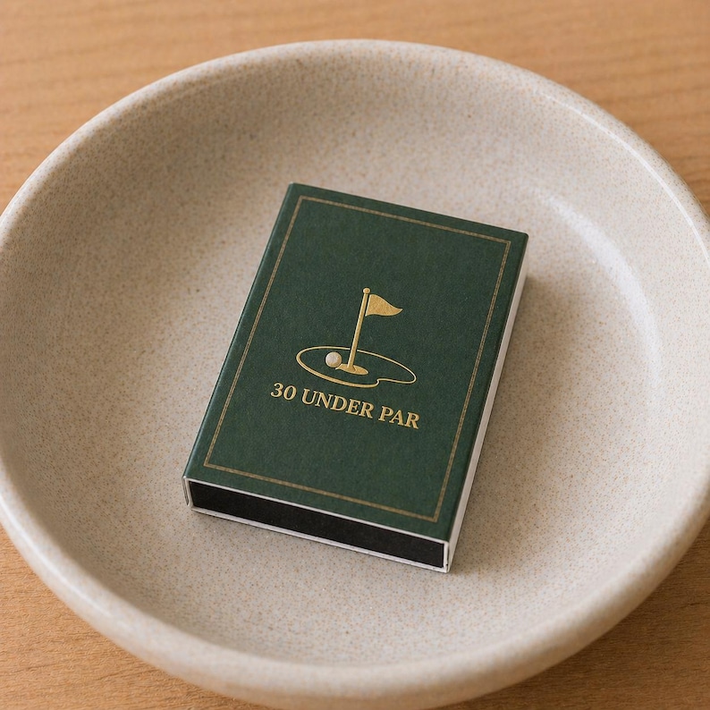 Putter Matchboxes Custom Matchboxes Birthday Party Favors Golf Theme Match Boxes Candle ...