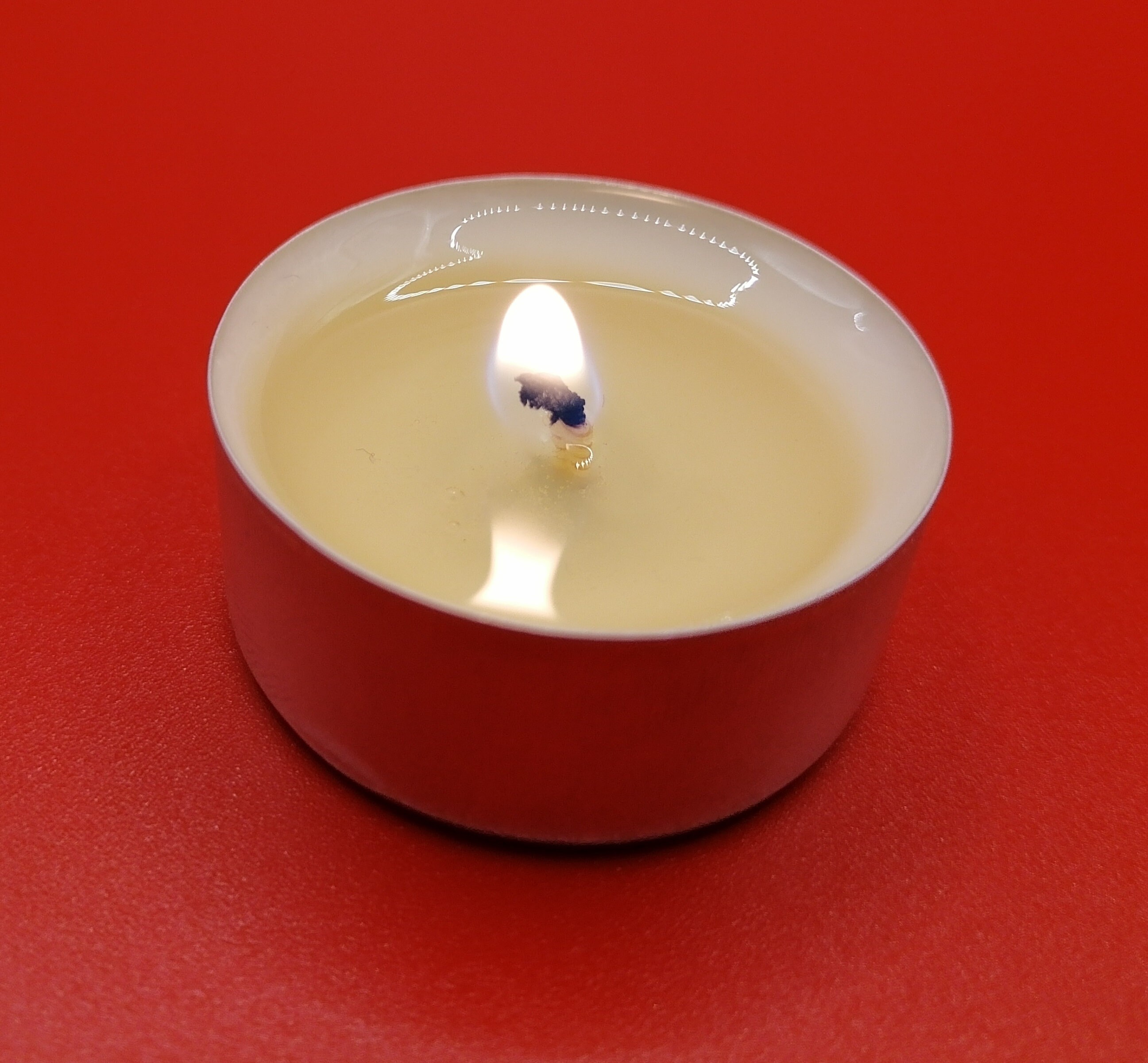 Natural flat heater candle Etsy