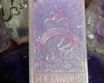 The Lovers Tarot Keychain