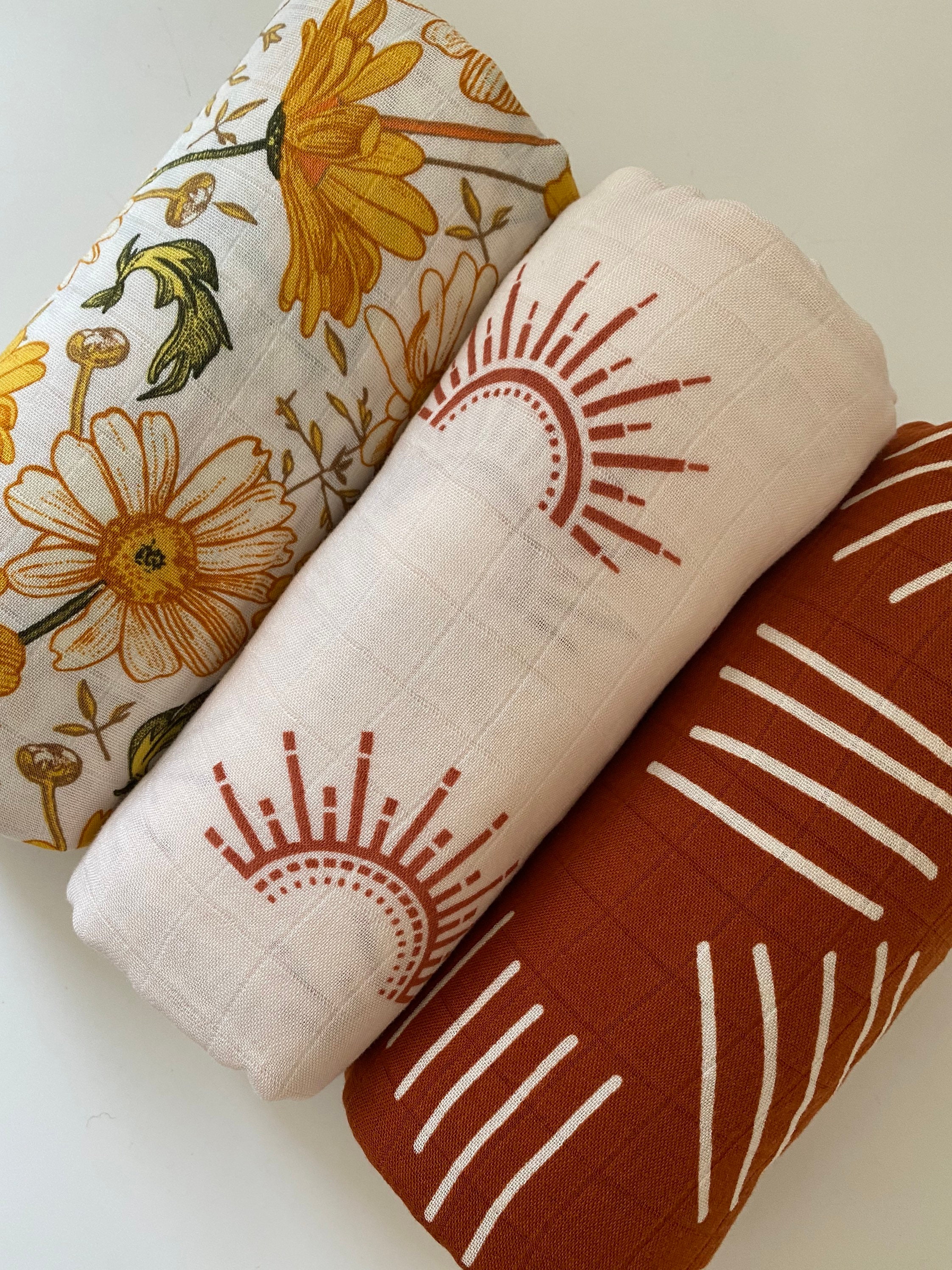 Bamboo Muslin Swaddle Newborn Baby