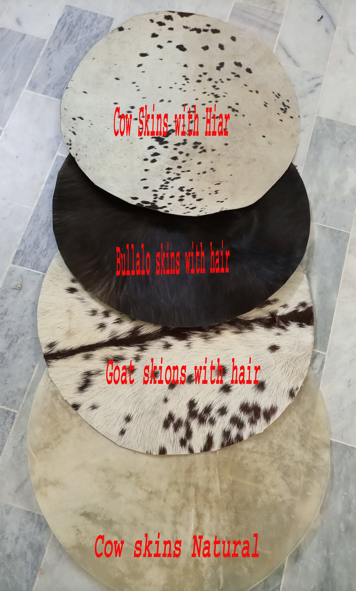 10Pieces Animal Skins for African Drums / Djembes Native Etsy