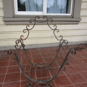 Antiker VTG verzierter handgefertigter Schmiedeeisen Metall | Etsy