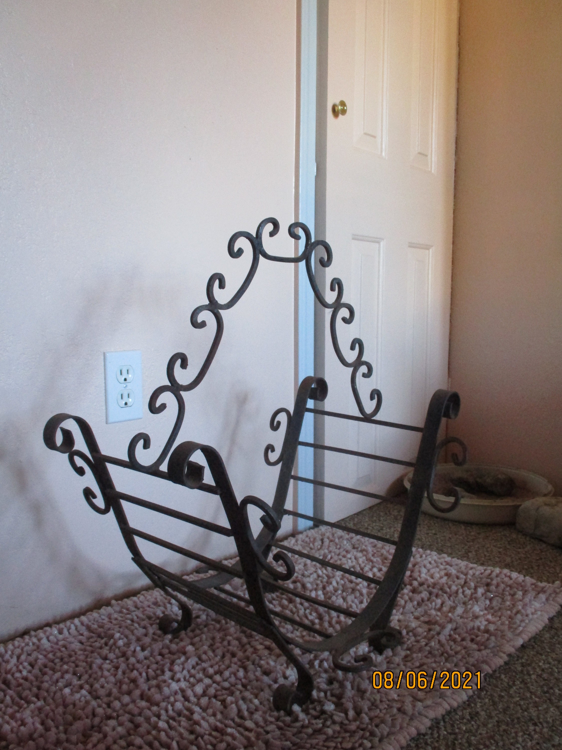 Antiker VTG verzierter handgefertigter Schmiedeeisen Metall | Etsy