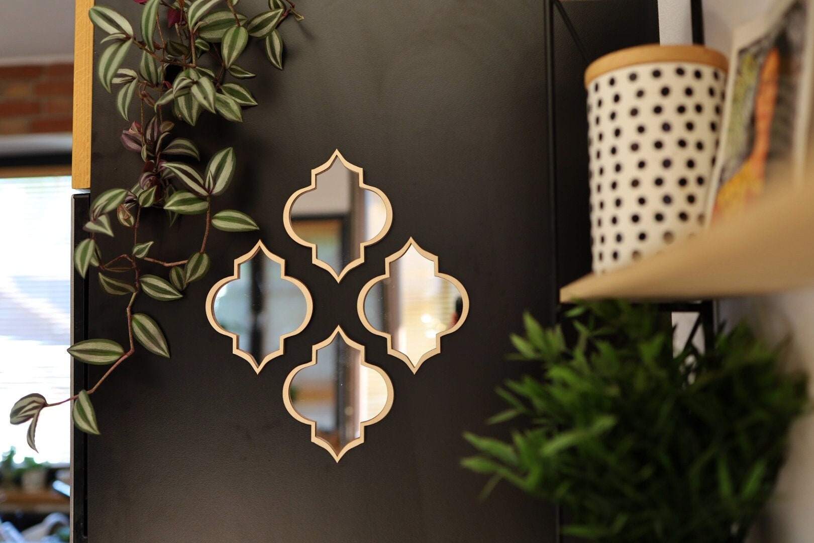 Oriental Mirrors, Set of 4, Moroccan