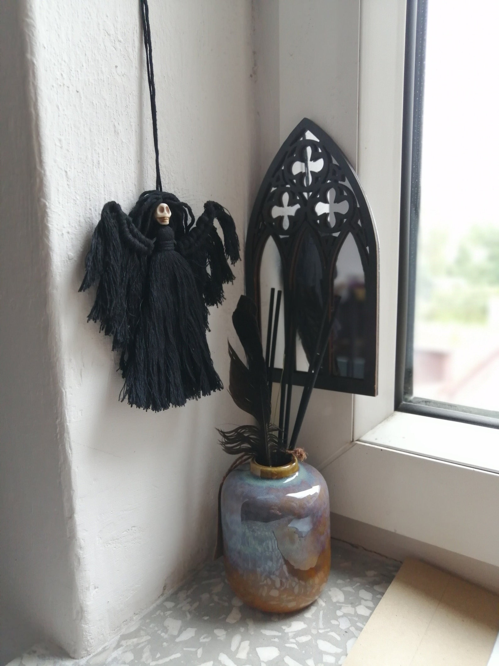 Gothic Mirror Cathedral Window Wall Decor Etsy