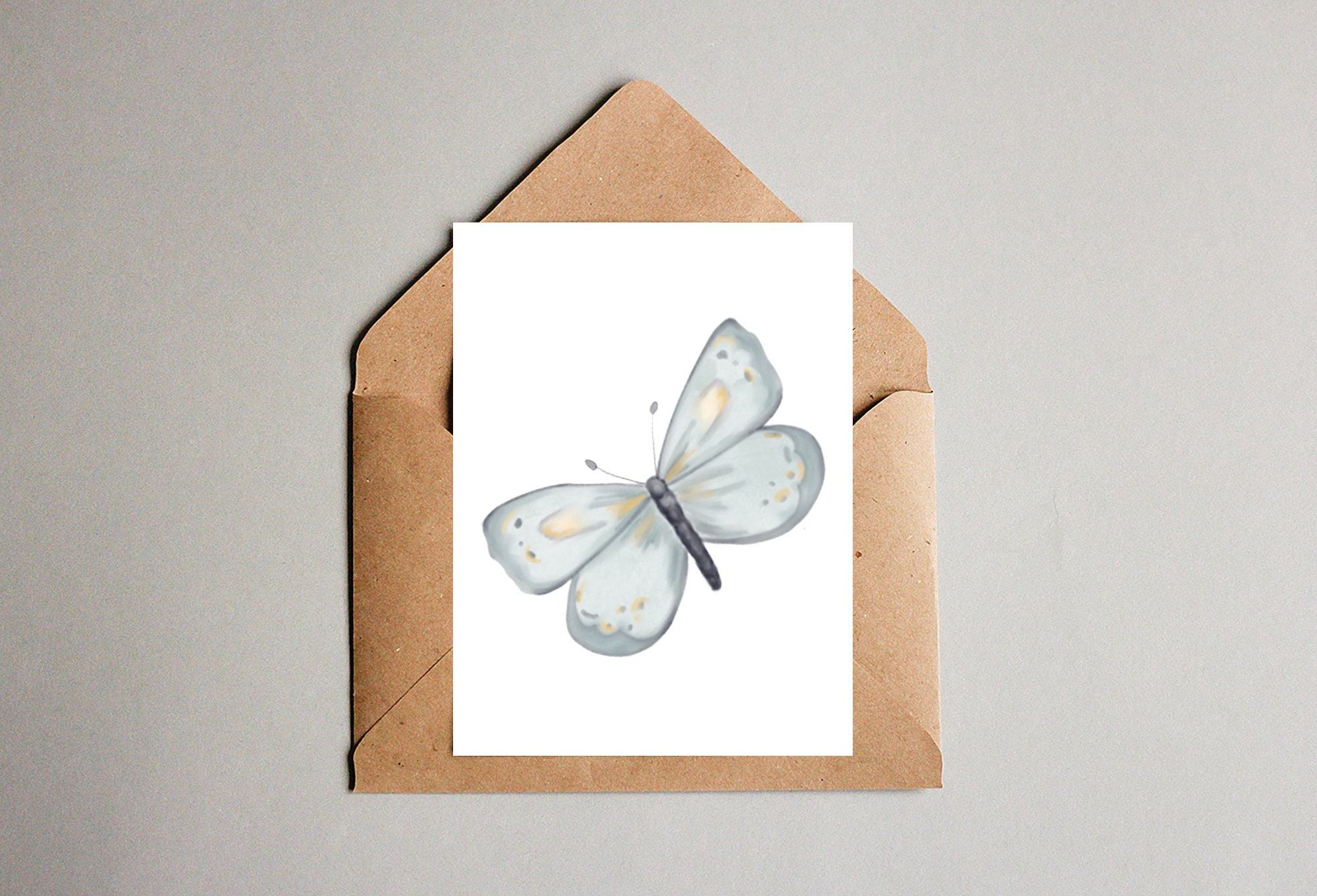 Butterfly Notecards | Blank Inside | Original Art | Greeting Card | Set ...
