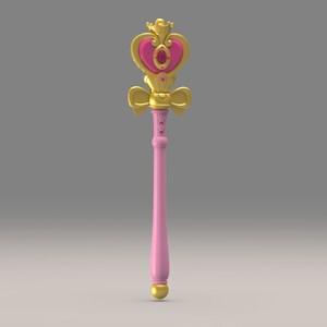 Sailor Moon - Spiral Heart Moon Rod - Crystal Series version [3D Print STL Files]