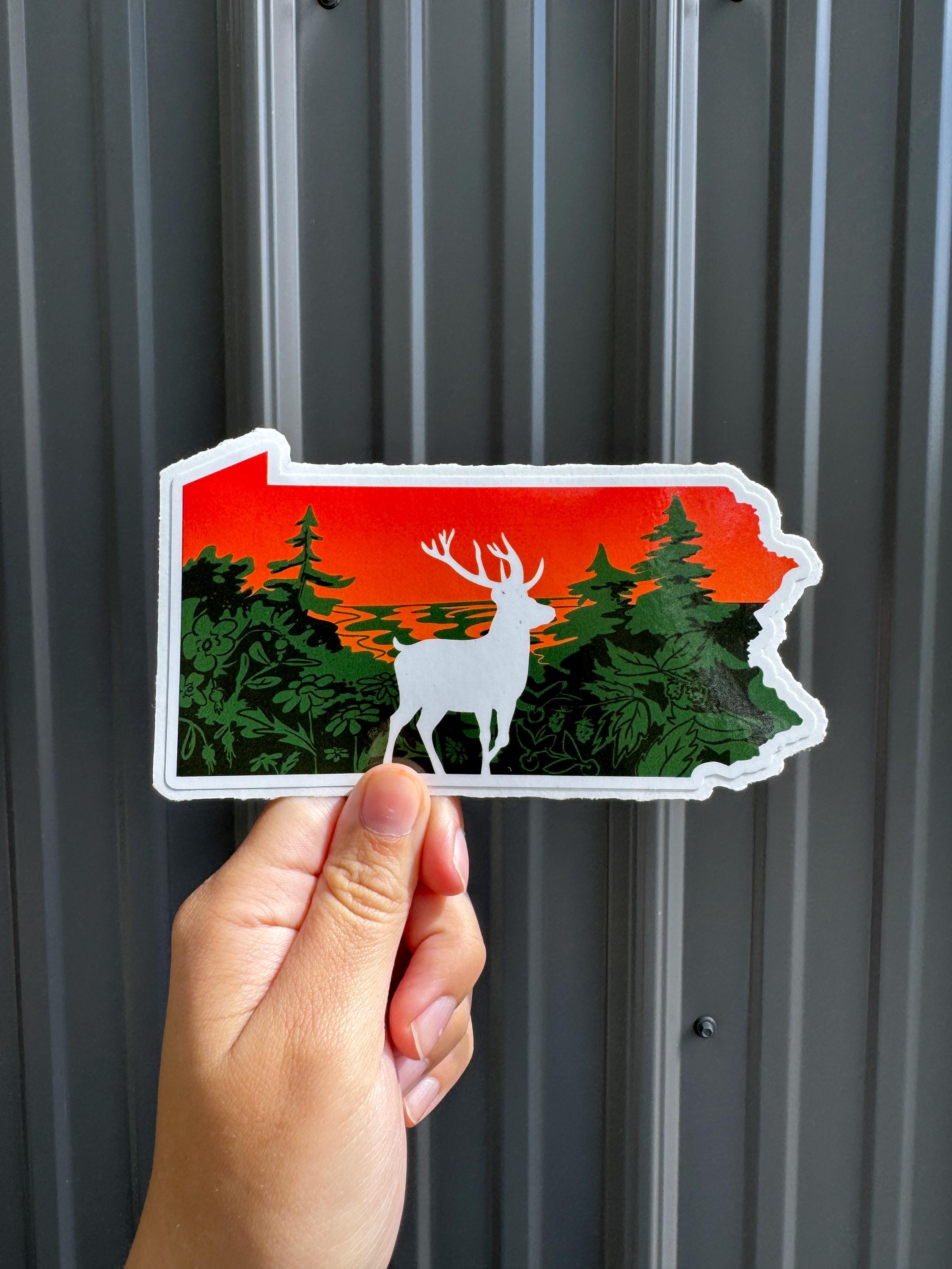 Utah Ghost Hunting Permit Sticker Decal - Self Adhesive Vinyl - Weatherproof - Made in USA