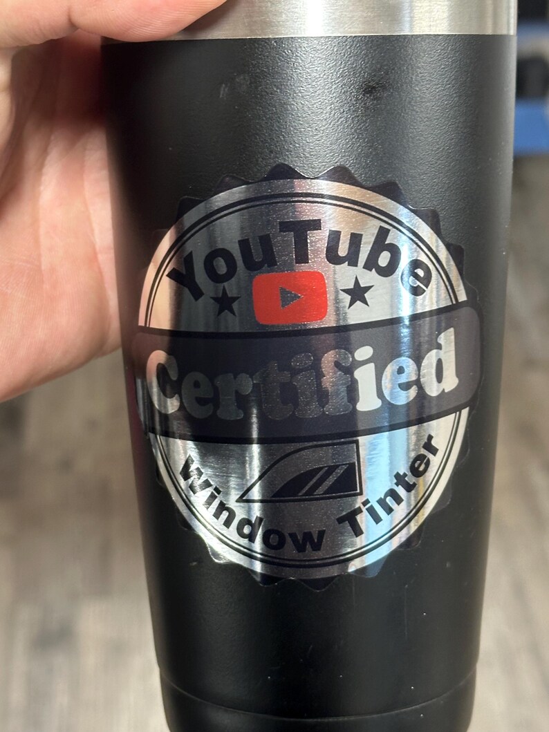 Youtube Certified Decal - Etsy