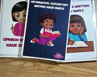 Elementary and Middle school writing tools bundle Narrative Informational and opinion writing activities ELA tools for struggling writers