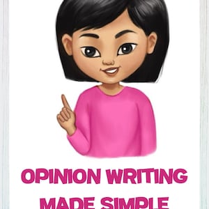 Opinion writing anchor chart for kids How to teach opinion writing to elementary kids Opinion writing flashcards Guide to opinion writing